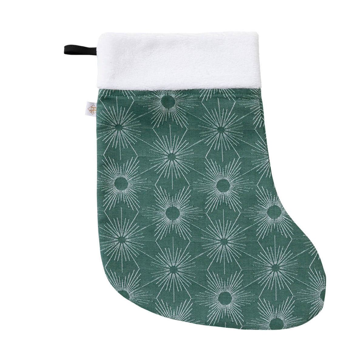 Sous les étoiles Green Christmas Stocking