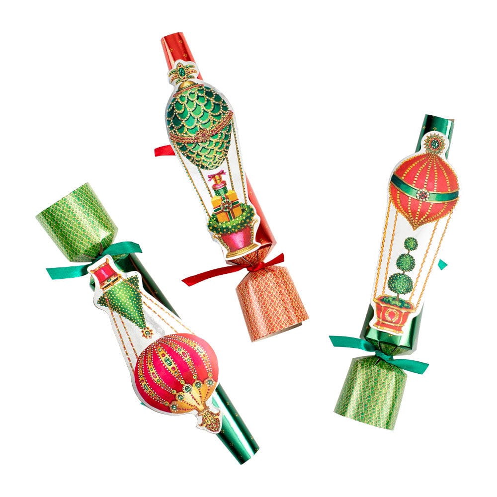 Christmas In The Air Cone Crackers Box of 8