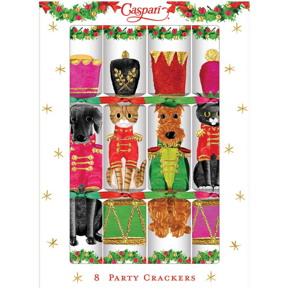 Toy Soldier Pets Christmas Crackers Box of 8