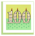 Quilled 100th Birthday Card