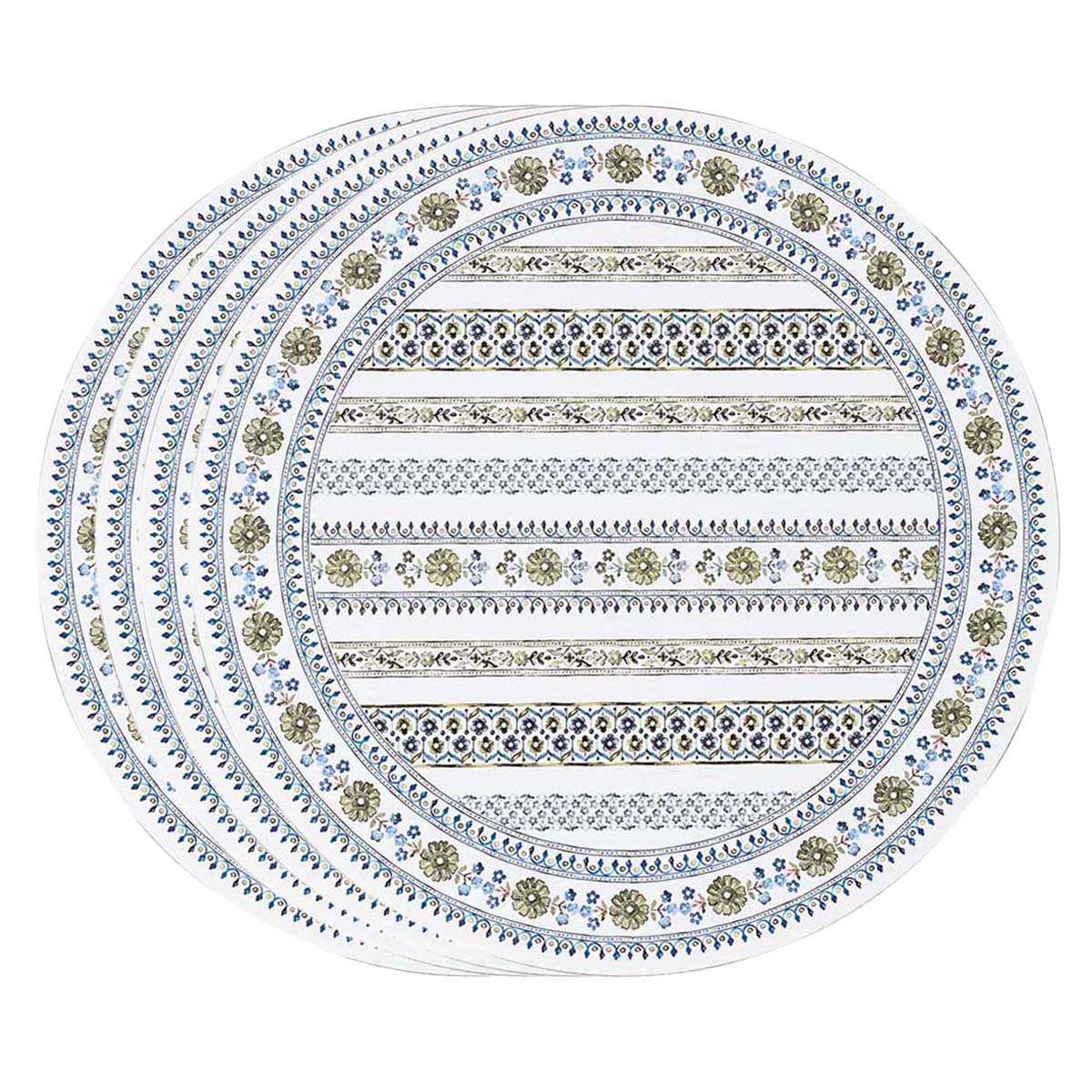 Seville Stripe Placemat - Green