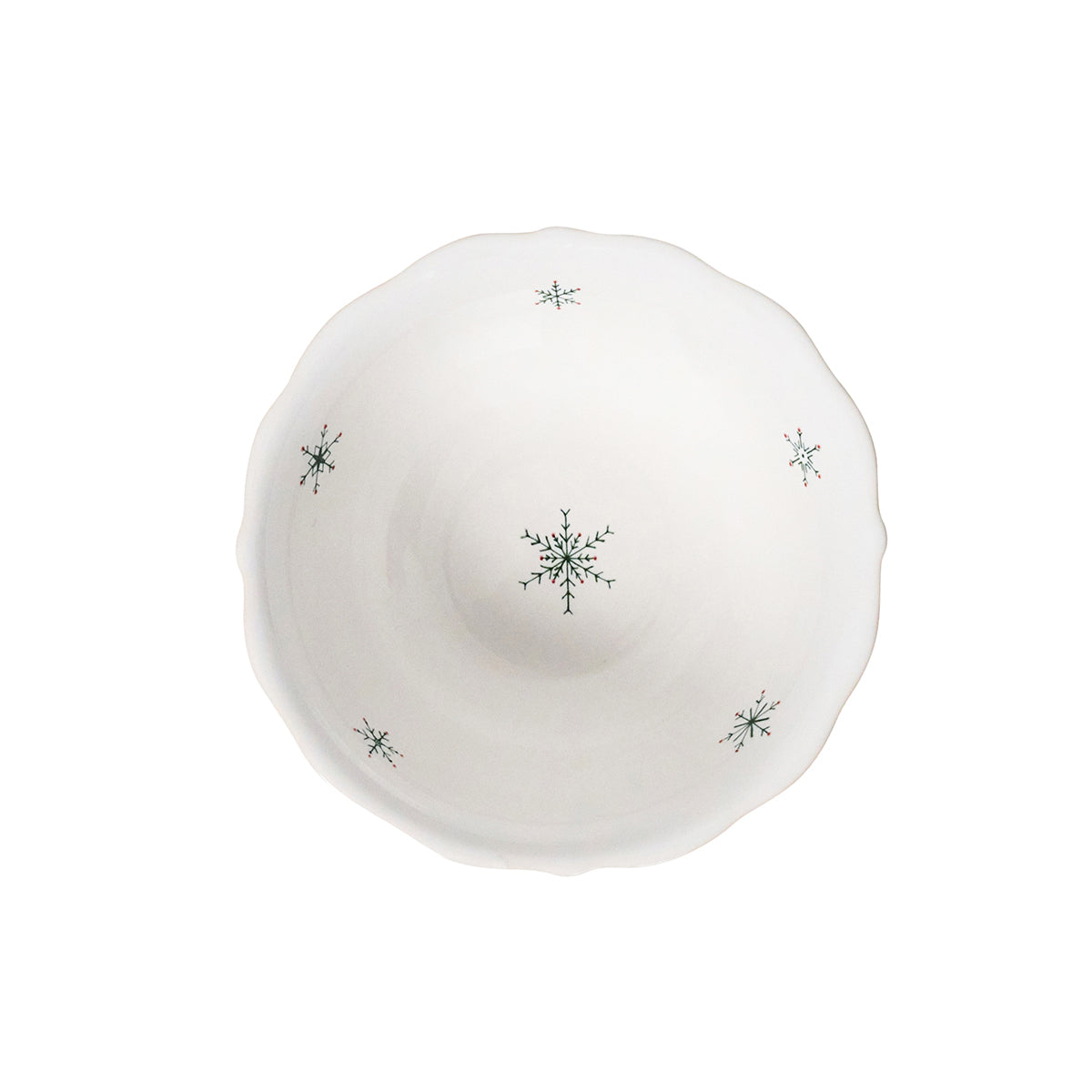 Country Estate Winter Frolic Cereal/Ice Cream Bowl Evergreen