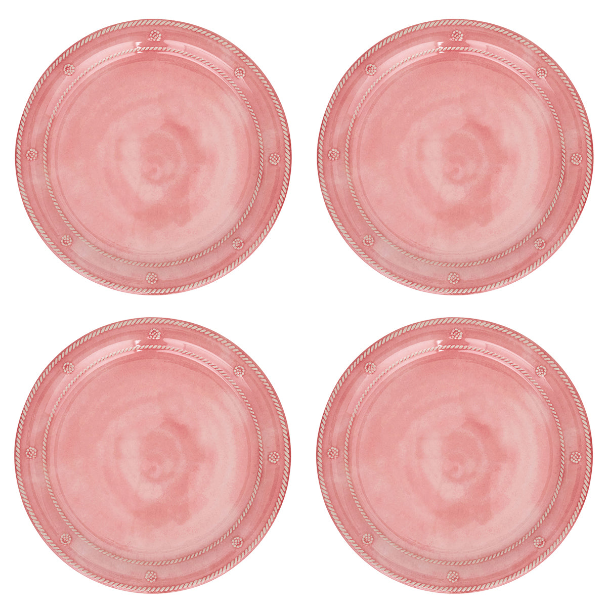 Berry & Thread Melamine Dinner Plate Coral