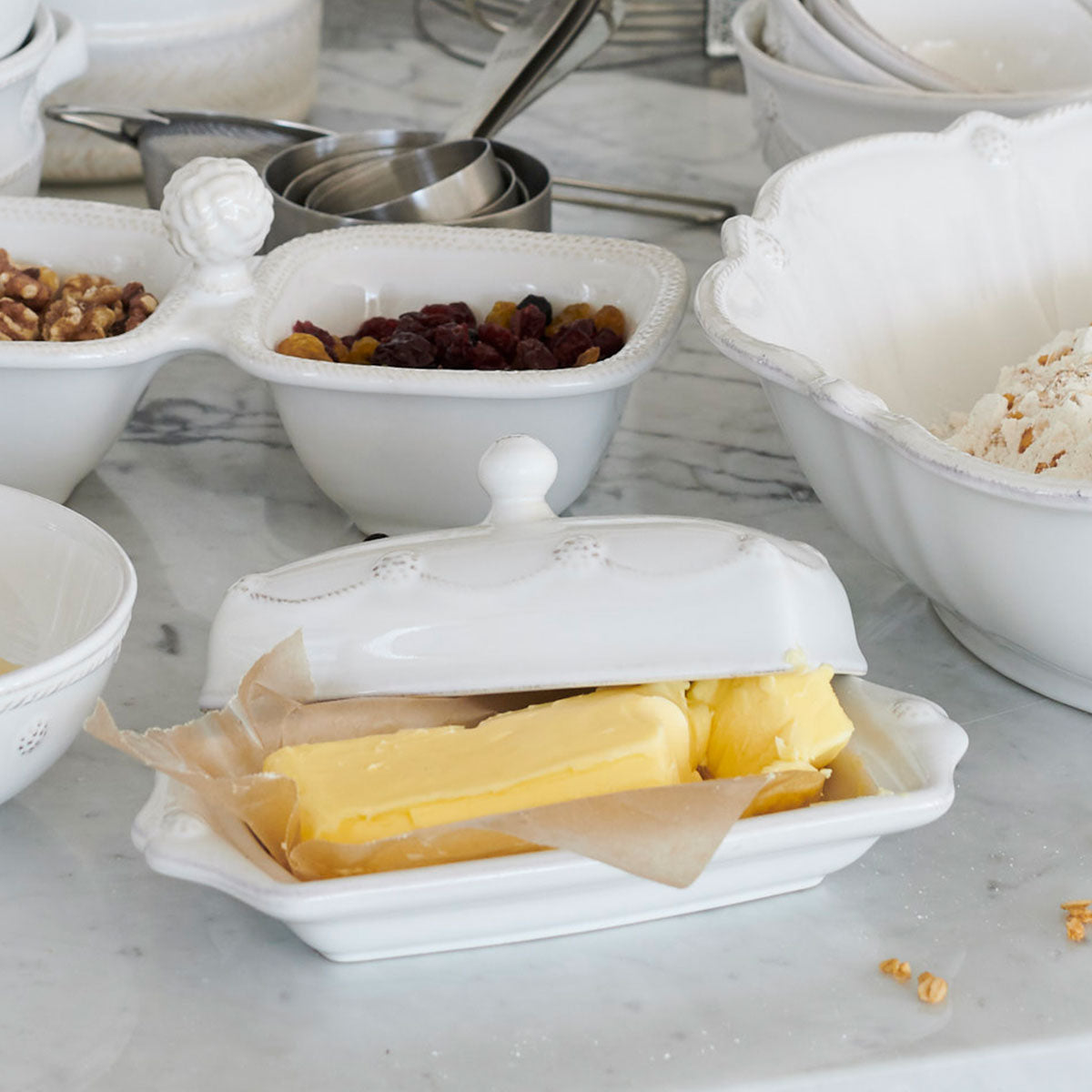 Berry & Thread Butter Dish