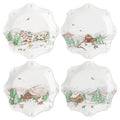 North Pole Dessert/Salad Plate Set of 4