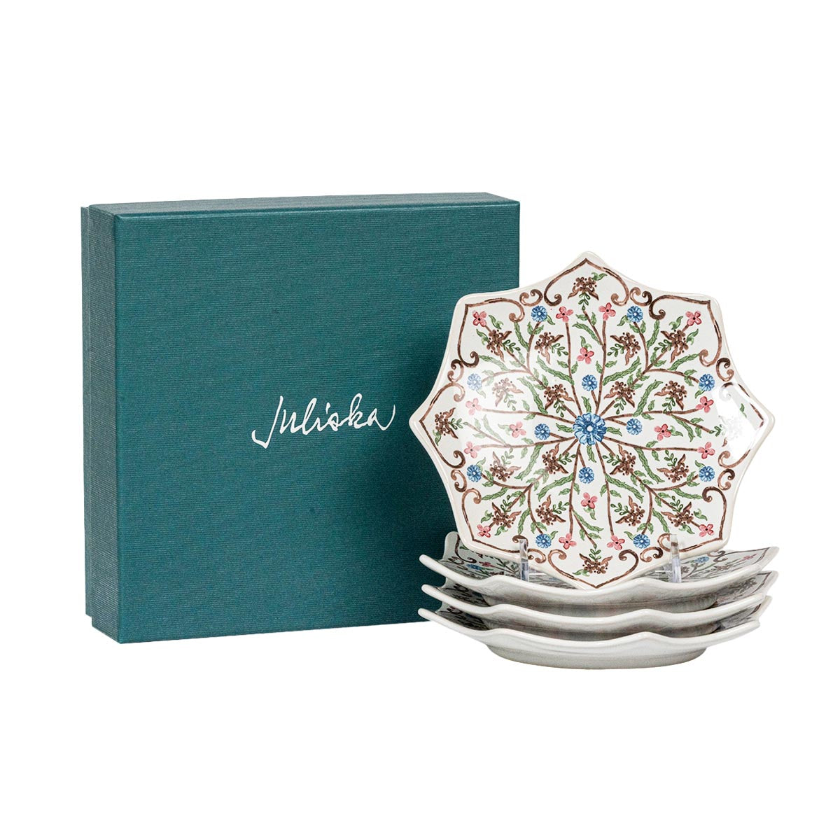 Villa Seville Scalloped Side/Cocktail Plate Set of 4