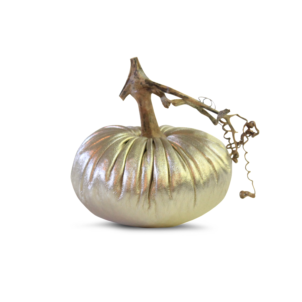 Pumpkin Lamé Gold 3 in.