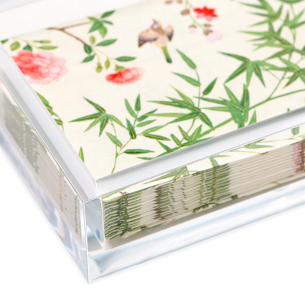 Guest Towel Holder Crystal Acrylic