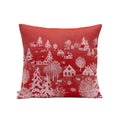 Sous les étoiles Red Cushion Cover