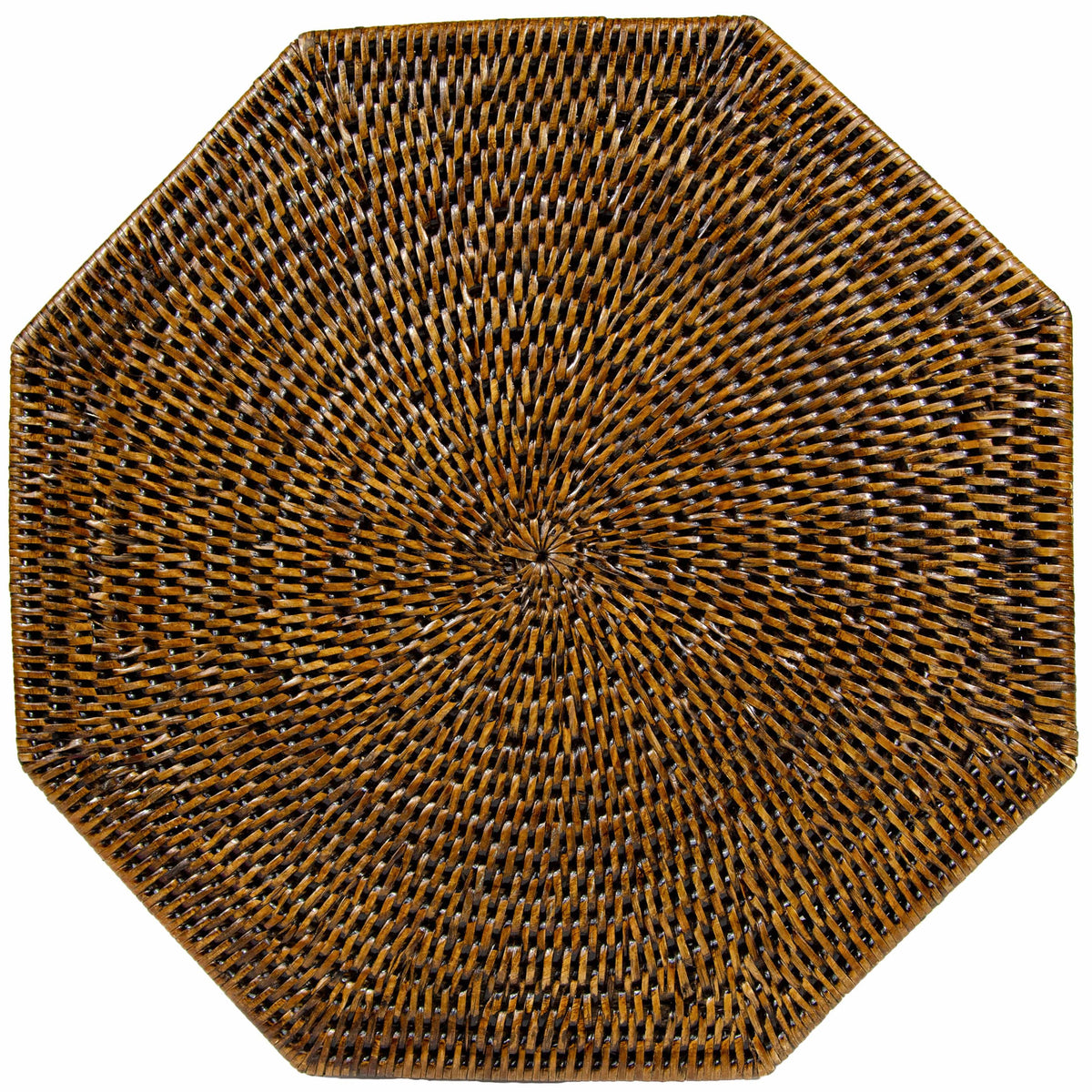 Rattan Octagonal Placemat Natural