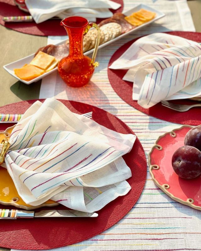 Presto Vinyl Placemat in Red