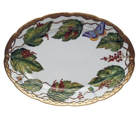 Wildberry Red Oval Platter