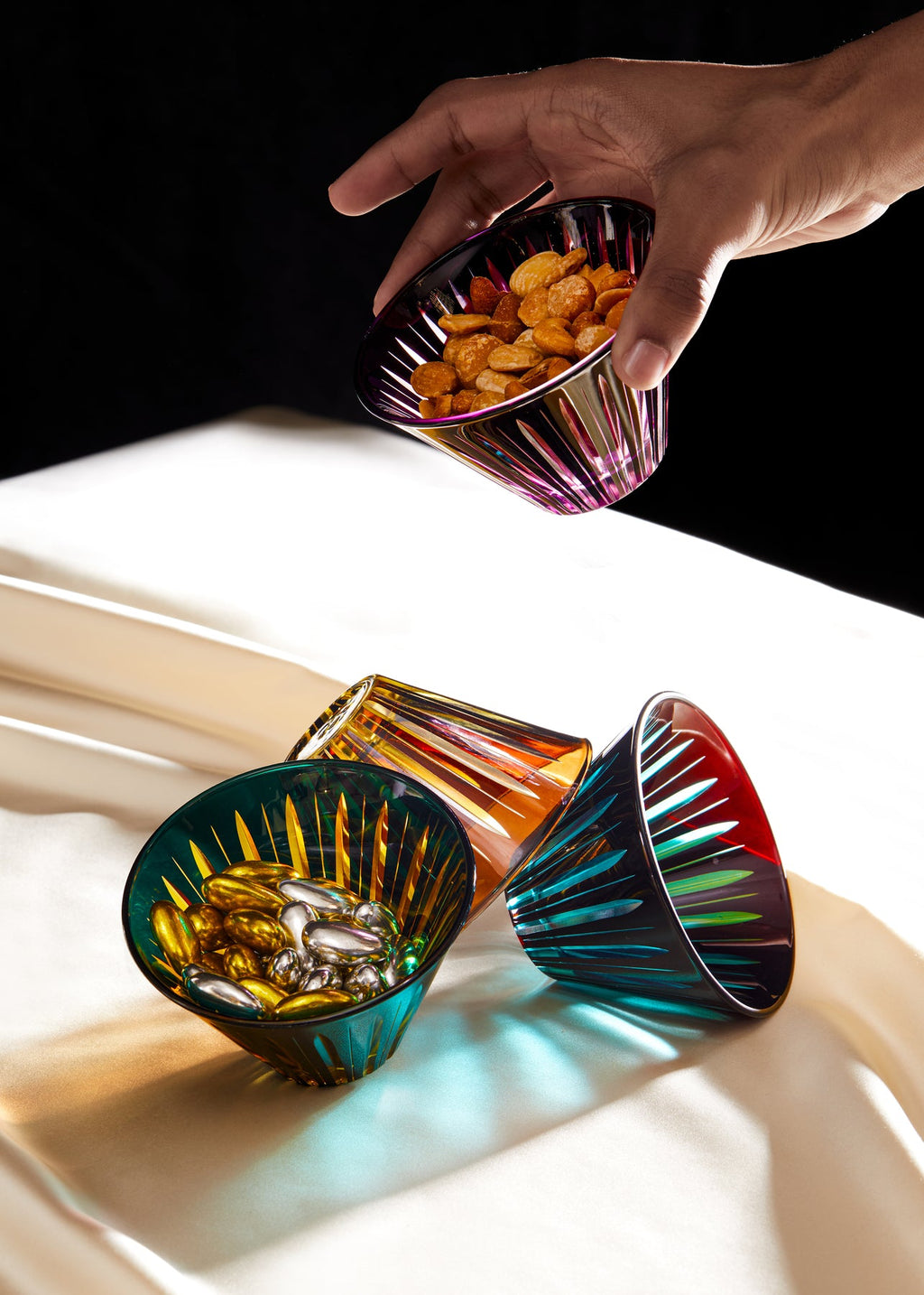 Prism Condiment Bowl Set of 4 Assorted