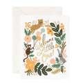 Menagerie Baby Card