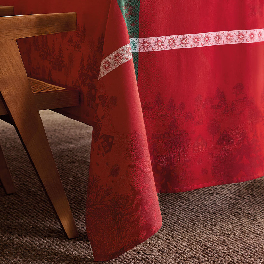Sous les étoiles Red Tablecloth