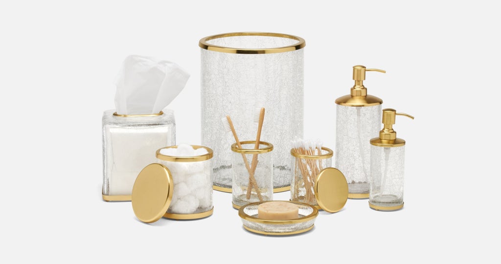 Pomaria Brushed Gold Soap Dish