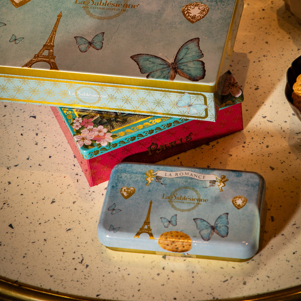 La Romance Mini Tin Chocolate Shortbread