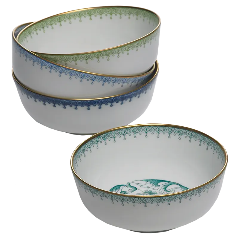 Blue Lace Dessert Bowl
