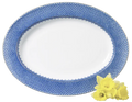 Blue Lace Oval Platter