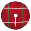 Sous les étoiles Red Christmas Tree Skirt