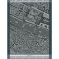 A vol d'oiseau Paris Black Tea Towel
