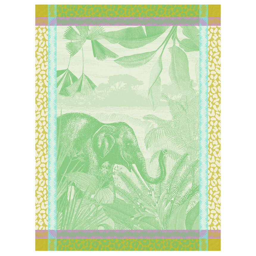 Tea towel Sinharâja Green