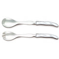 Berlingot Salad Servers Set of 2 - White